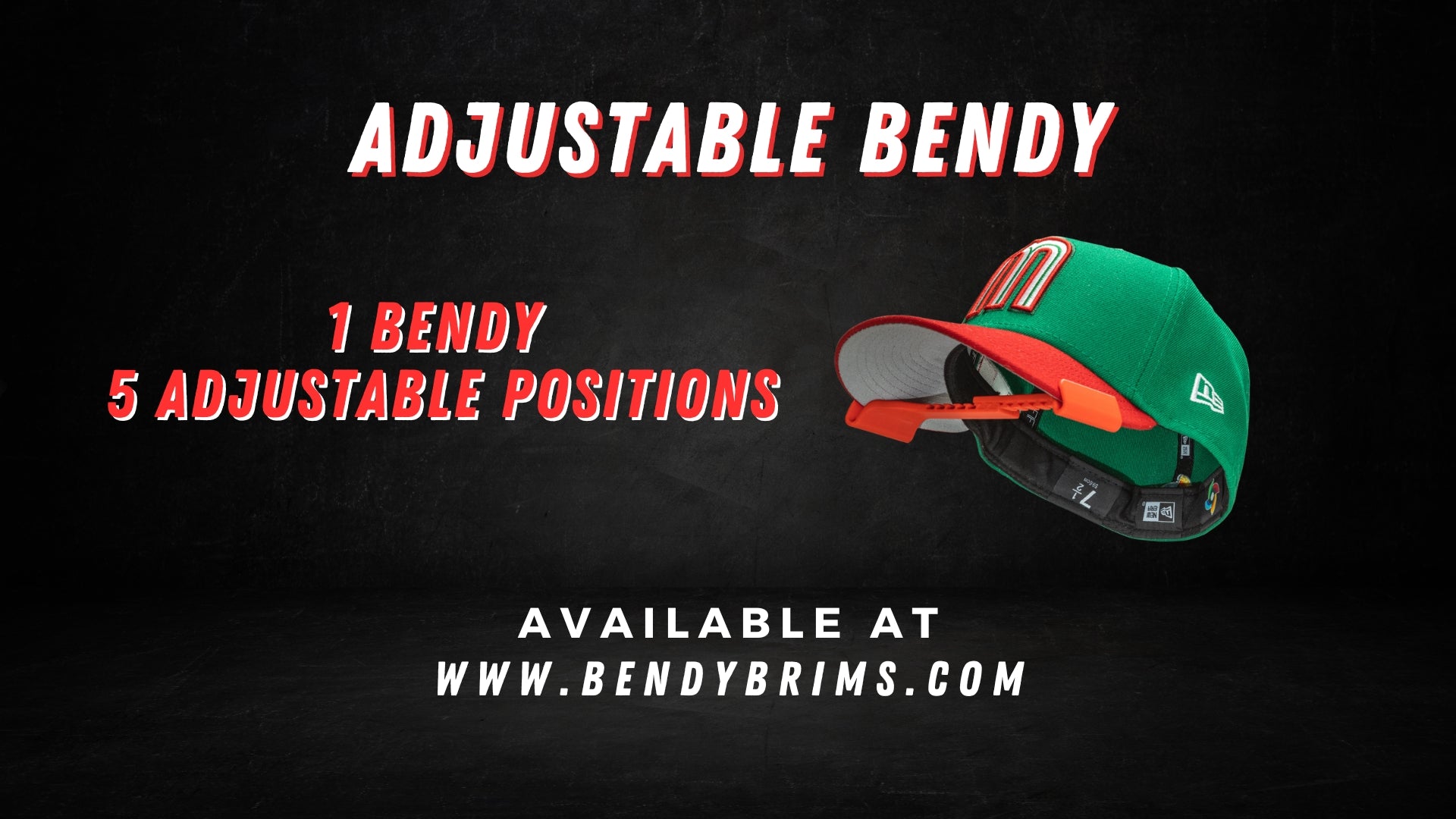 Load video: Bendy Brims Adjustable